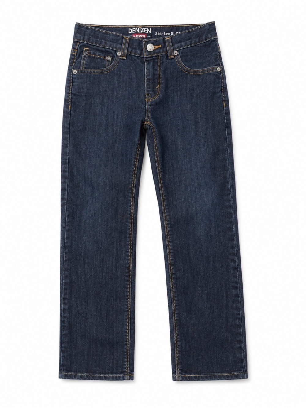 Denizen from Levi's boy's Dark Blue Straight-Leg Jeans size 10